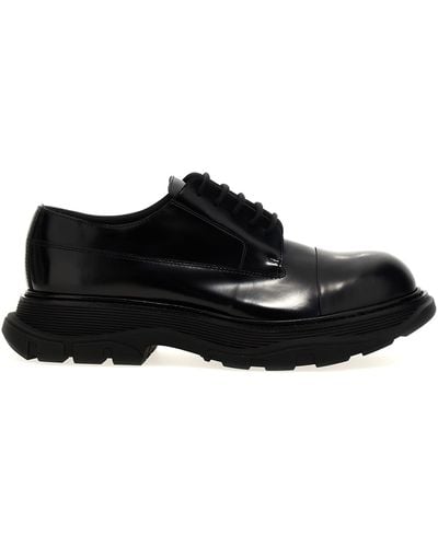 Alexander McQueen Laced Shoes - Black