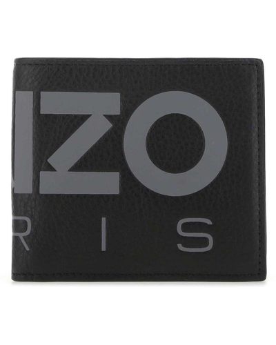 KENZO Wallet With Logo - Black