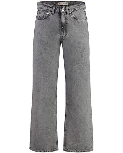 Our Legacy 5-Pocket Straight-Leg Jeans - Gray