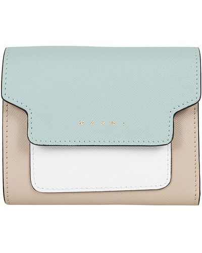 Marni Wallet Flap Squared - Blue