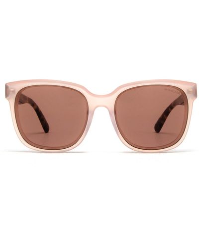 Moncler Ml0198 Shiny Sunglasses - Pink