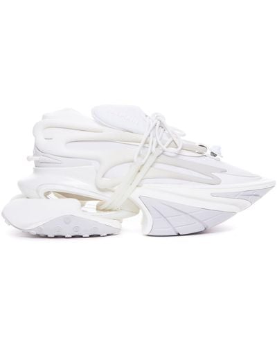 Balmain Paris Unicorn Sneakers - White