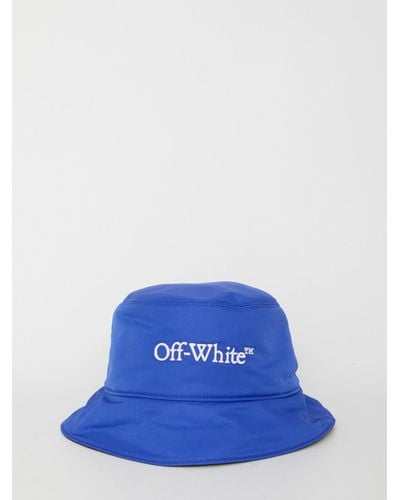 Off-White c/o Virgil Abloh Reversible Nylon Bucket Hat - Blue