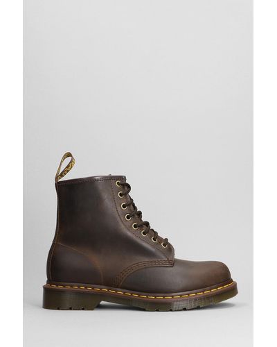 Tan leather top doc martens