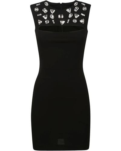 DSquared² Cutout Sassy Mini Dress - Black