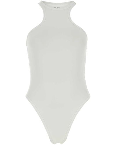 The Attico Stretch Nylon Swimsuit - White