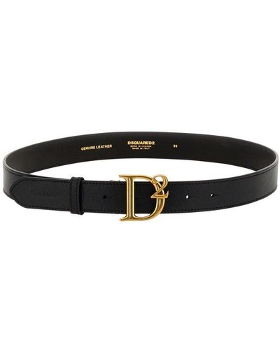 DSquared² Belt With Logo - Black