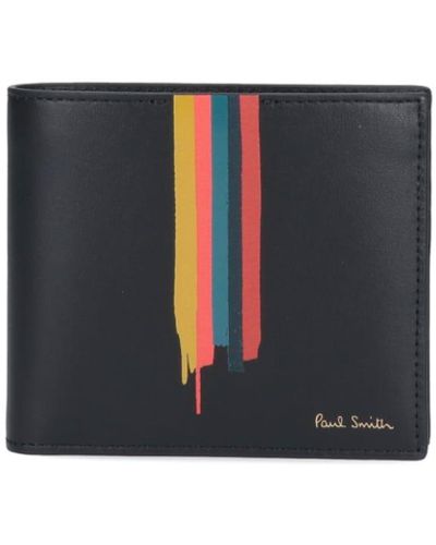 Paul Smith 'painted Stripe' Wallet - White