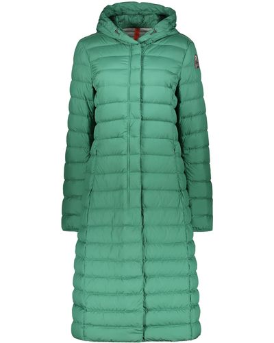 Parajumpers Omega Long Hooded Down Jacket - Green