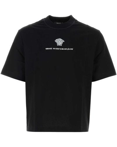 Versace Cotton T-Shirt - Black