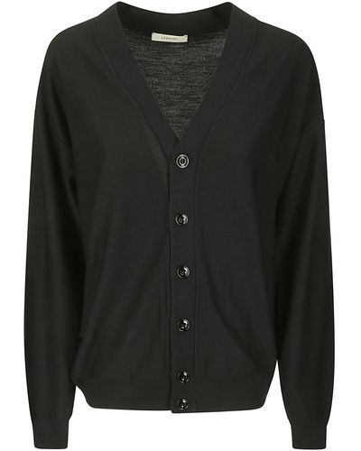Lemaire Relaxed Twisted Cardigan - Black
