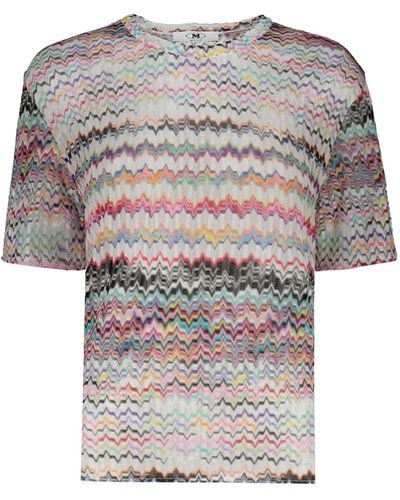 M Missoni Viscose Top - Gray