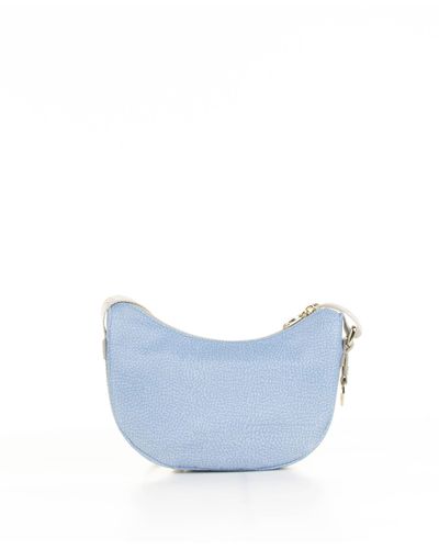 Borbonese Luna Mini Shoulder Bag - Blue