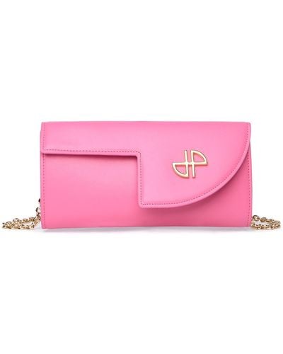 Patou Jp Leather Crossbody Bag - Pink