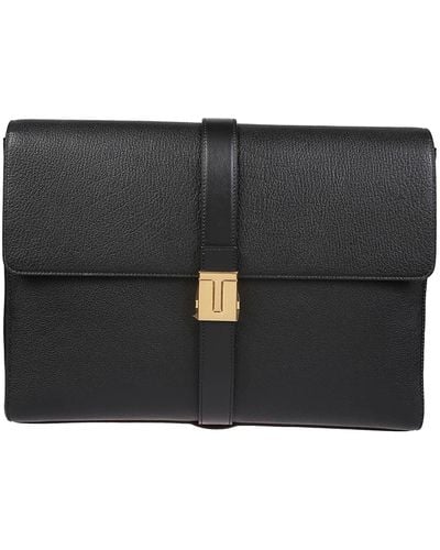 Tom Ford T-buckled Briefcase - Black