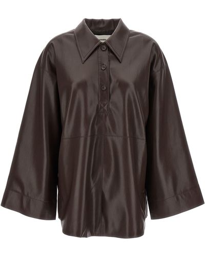 Nanushka Clarice Shirt, Blouse - Brown