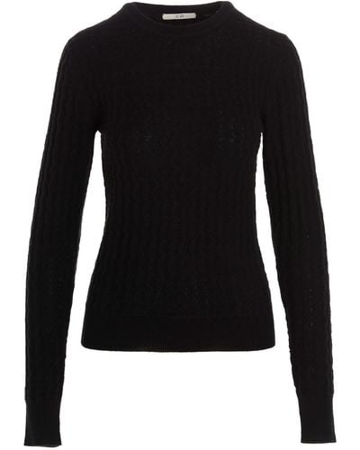 Co. Worked Sweater - Black