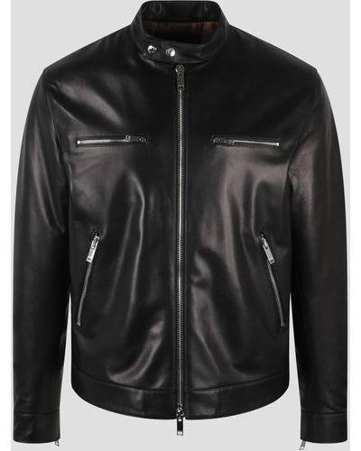 Valentino Garavani Leather Jacket - Black