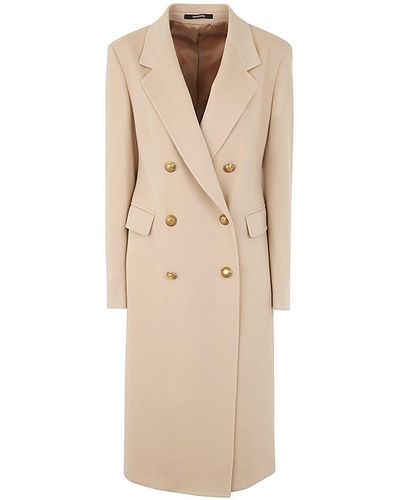 Tagliatore Meryl Double Breasted Coat Clothing - Natural