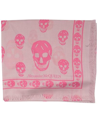 Alexander McQueen Scarfs - Pink