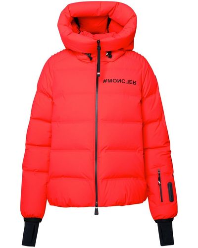 3 MONCLER GRENOBLE Suisses Padded Down Jacket - Red