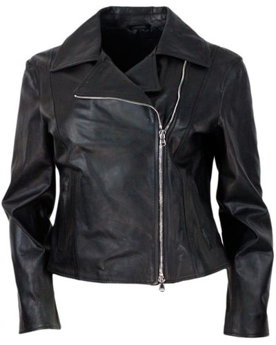 Barba Napoli Studded Jacket - Black