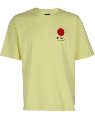 Edwin Japanese Sun Supply Ts - Yellow