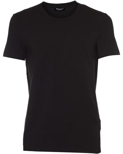 Dondup Round Neck T-Shirt - Black