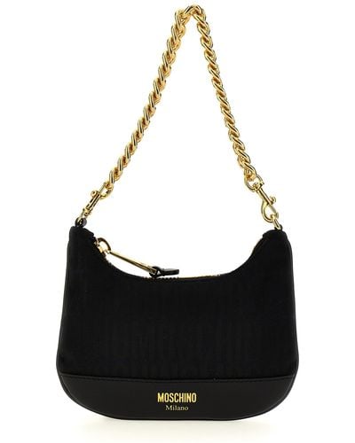Moschino Logo Handbag - Black