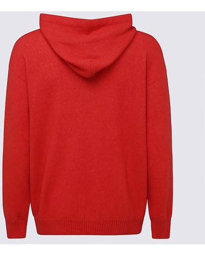 Laneus Coral Cashmere-Silk Blend Knitwear - Red