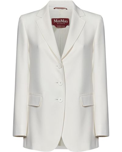 Max Mara Maxmara Studio Suit - White