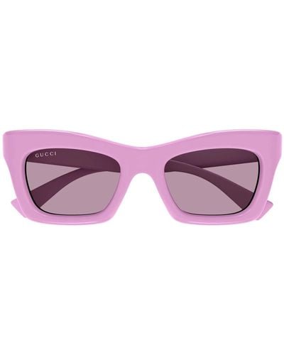 Gucci Cat Eye Frame Sunglasses - Purple