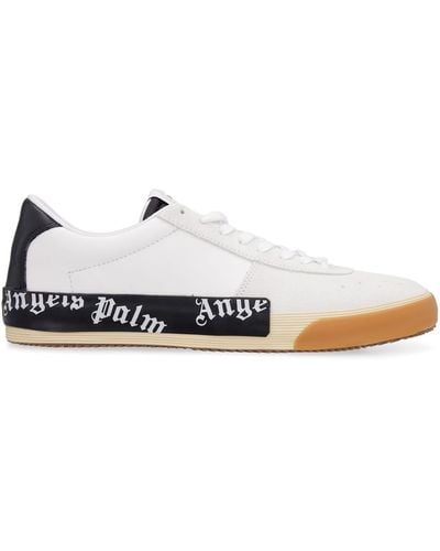 Palm Angels New Vulcanized Low-Top Sneakers - White