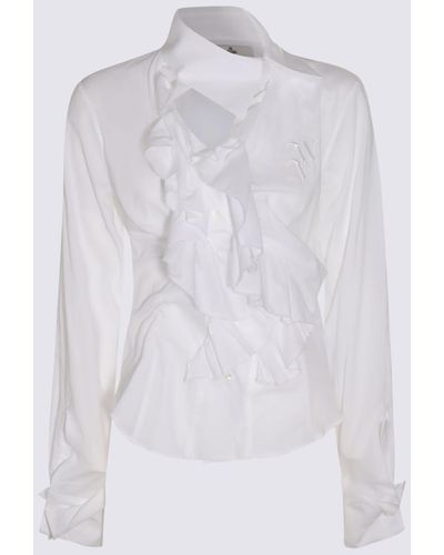 Vivienne Westwood Cotton Ruffled Shirt - White