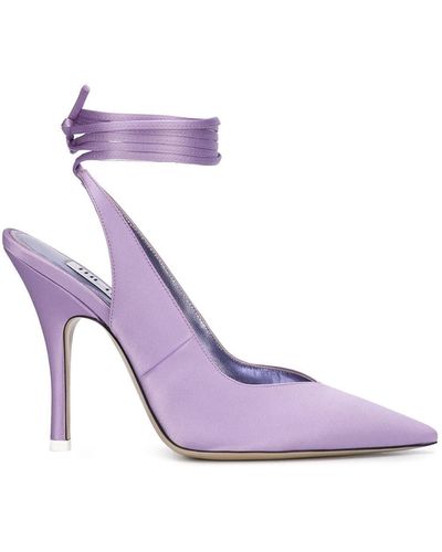 The Attico Venus Court Shoes - Purple