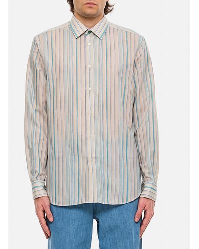 Paul Smith S/C Tailored Fit Shirt - Gray