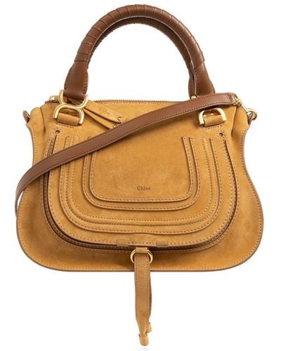 Chloé 'marcie Medium' Shoulder Bag, - Brown