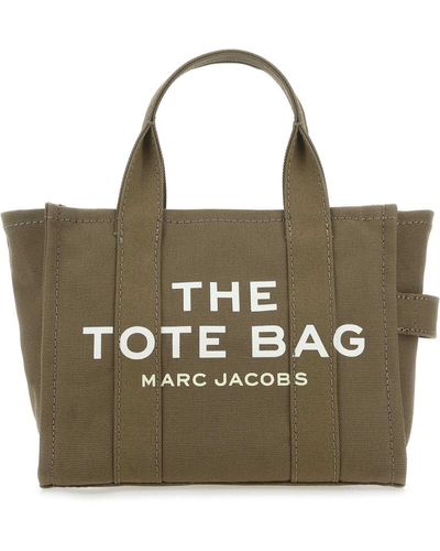 Marc Jacobs Mud Canvas Mini The Tote Bag Handbag - Multicolour