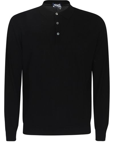Drumohr Collared Sweatshirt - Black