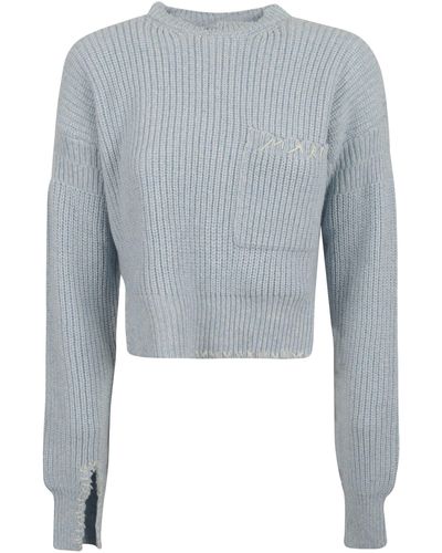 Marni Wool Sweater - Blue