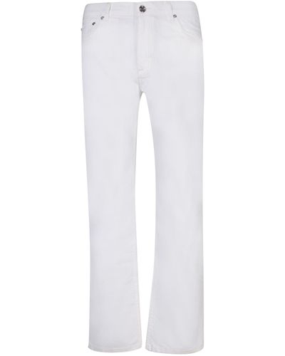 Etro Tonal Paisley Trousers - White