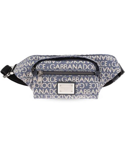 Dolce & Gabbana Dolce & Gabbana Belt Bag With Logo - Grey