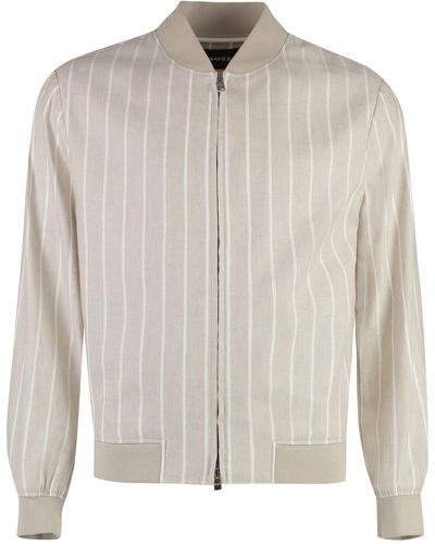 BOSS Linen Jacket - White
