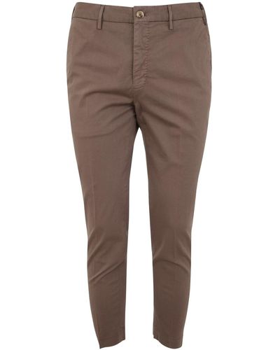 Incotex Cotton Short Pants - Brown