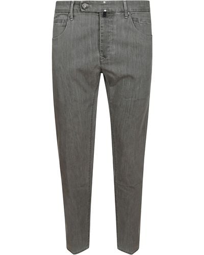 Incotex Sartorial Slim Denim Trousers - Grey