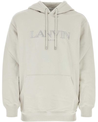 Lanvin Chalk Cotton Sweatshirt - White