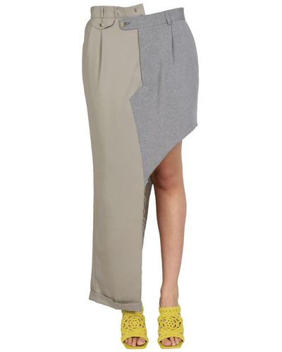 1/OFF Trousers Skirt - Grey