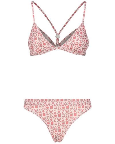Moncler Jersey Bikini Set - Pink