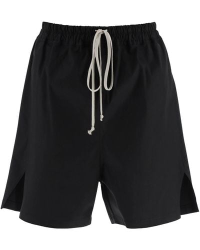 Rick Owens Cotton Boxer Shorts - Black