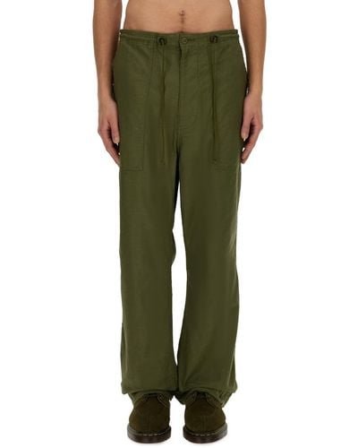 Needles Trousers With Elastic - Green